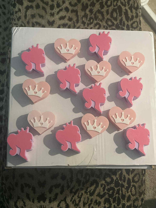 3D straw toppers